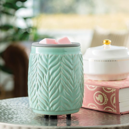 Mint Leaf Flip Dish Wax Warmer | Mid-Size