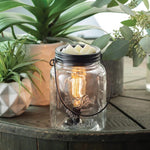 Glass Mason Jar Wax Warmer | Illuminated