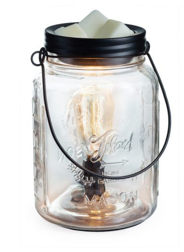 Glass Mason Jar Wax Warmer | Illuminated