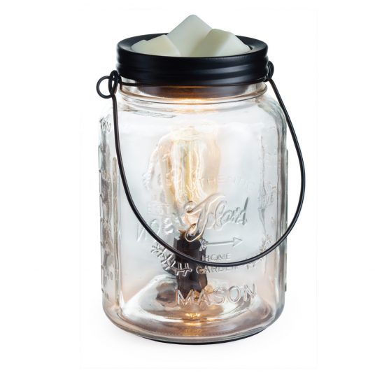 Glass Mason Jar Wax Warmer, Illuminated – A Warm Welcome